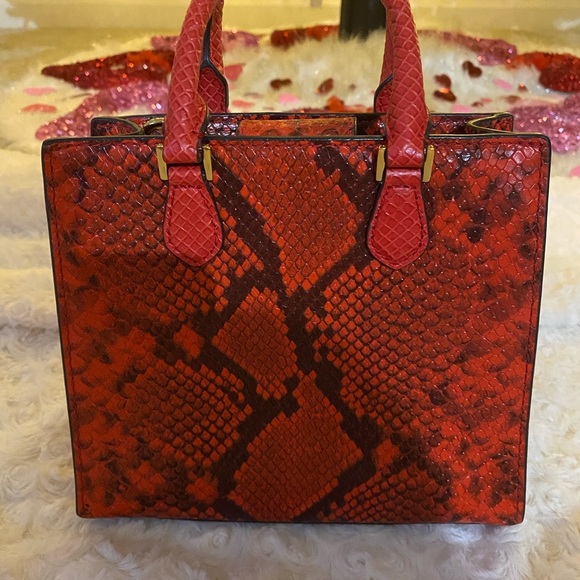 Michael Kors Snakeskin Handbag - Picture 4 of 6